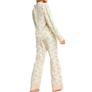 Topshop Multi Print Geometric Pajama Shirt & Pants Matching Set